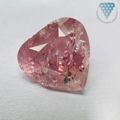 3.01 Carat, U-V Natural Diamond, Heart Shape, VS2 Clarity, GIA 2