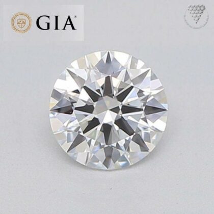 0.207 Ct D FL 3EX None GIA & CGL Type 2A Flawless Round Natural Loose Diamond Exchange Federation