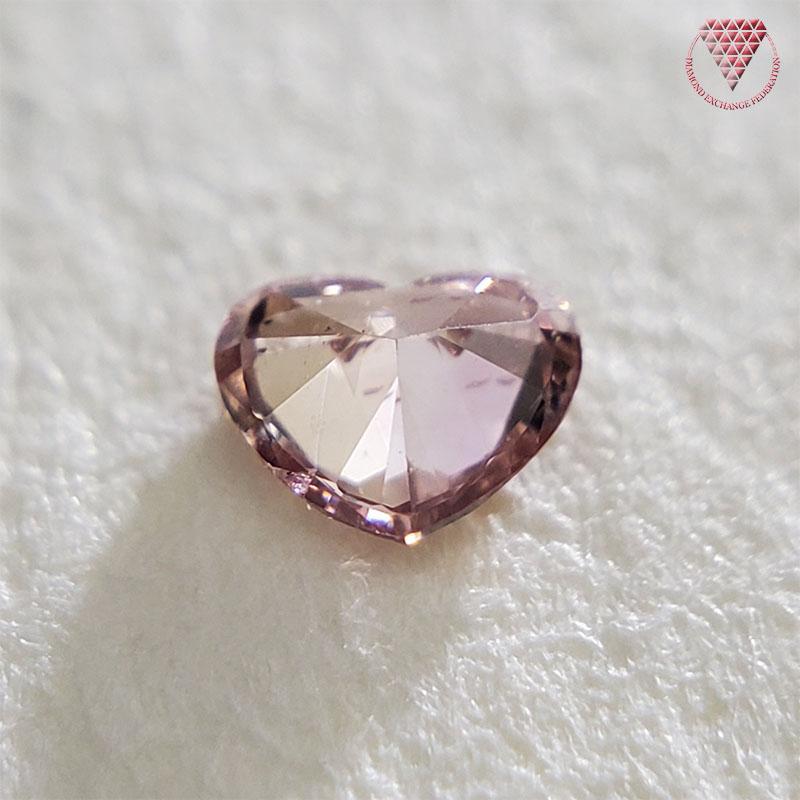 0.034 Carat Fancy Intense Pink SI2 Heart AGT Japan Natural Loose Diamond Exchange Federation 4