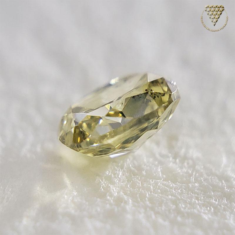 0.211 Carat Fancy Brownish Yellow SI2 Oval CGL Japan Natural Loose Diamond Exchange Federation 3