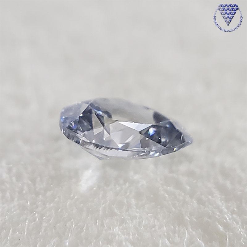 0.047 Carat Fancy Gray Blue VS2 Pear CGL Japan Natural Loose Diamond Exchange Federation 3