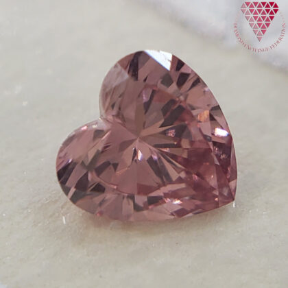 0.19 Carat 0.19 Ct Fancy Vivid Pink Gia Natural Diamond, Round Shape,  Clarity Vs2 , GIA